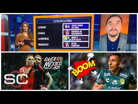 ATLAS cayó por errores. Ángel Mena, la sorpresa de la ida de final liguilla Liga MX | SportsCenter