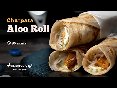 Chatpata Aloo Roll | Tangy Potato Roll | Veg Roll Recipes | Aloo Recipes| Cookd