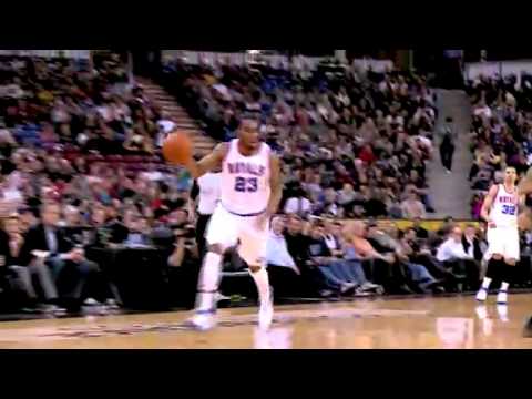 Marcus Thornton throws it down plus the foul