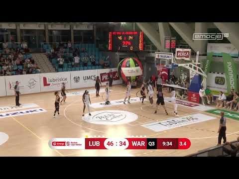 Polski Cukier AZS UMCS Lublin vs SKK Polonia Warszawa: WYBRANE AKCJE [23.10.22, 4. kolejka EBLK]