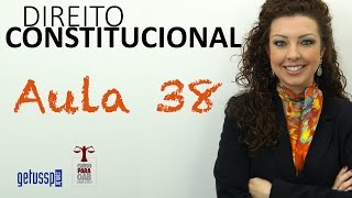 Aula 38 - Direito Constitucional - Formação e a Nexação de Estados e Municípios da CF
