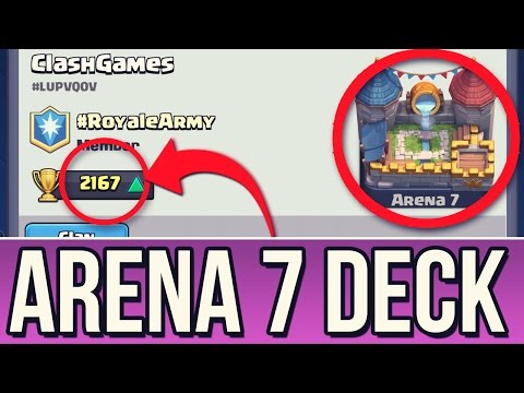 BESTES BATTLE DECK! | IN ARENA 7 KOMMEN! | PRINCESS CARD?! |Clash Royale [deutsch/german]