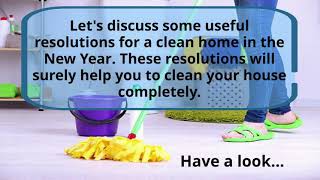 10 Resolutions For A Clean Home In The New Year