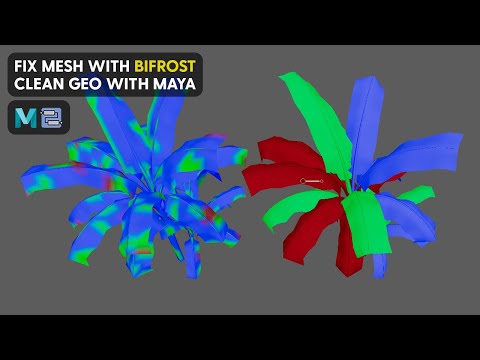 Fix mesh issues with bifrost in Maya