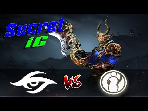 Team Secret vs iG game 2  Epicenter Moscow PlayOff 1/4 Final