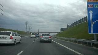preview picture of video 'Autostrada A 1 Wieszowa - Pyrzowice'