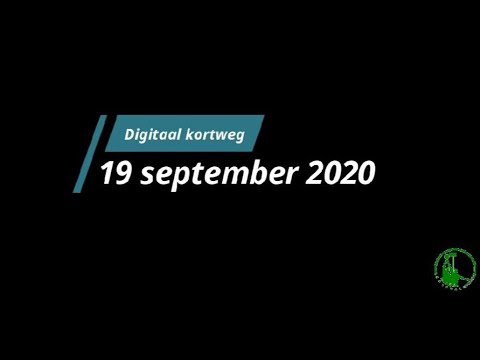 Digitaal Kortweg 19 september 2020