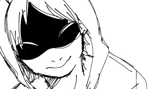 ボツ動画だけど絵は良い感じの落書きだから見て欲しいな【手描きMAD】【wrwrd】