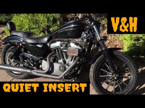 Vance And Hines Quiet Baffle/Decibel Killer Installation/Sound Test Video
