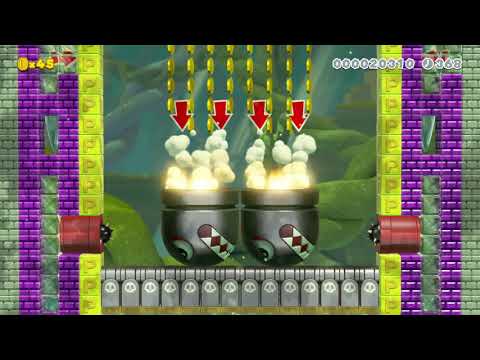 CROSSING THE JUNGLEWILD CISTERN by TRISKLORD 🍄 Super Mario Maker 2 ✹Switch✹ #aog