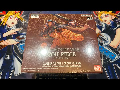 One Piece Card Game TCG Paramount War OP-02 English Ver. Booster Boxes Early Opening