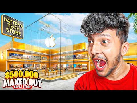 SPENDING $500,000 to MAX OUT the APPLE STORE! 🤑 Mall Simulator #8