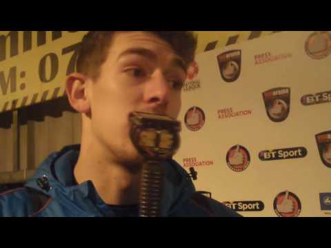 Harriers 2-1 Worcester City 01/01/17 Alex Palmer post-match