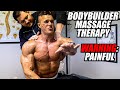 *PAINFUL* BODYBUILDER MASSAGE THERAPY 10 DAYS OUT
