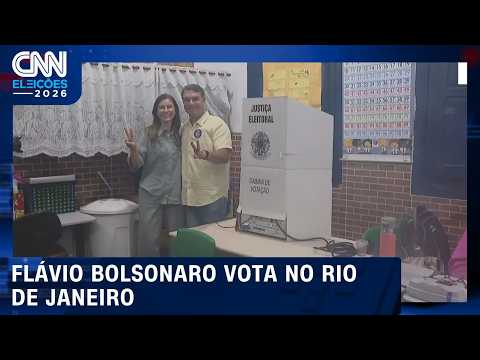 Flávio Bolsonaro vota no Rio de Janeiro | CNN ELEIÇÕES
