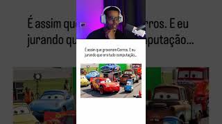 Bastidores da gravação de Carros #shorts