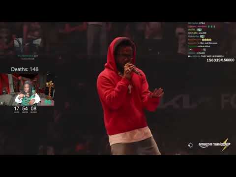 Kai Cenat Reacts To Kendrick Lamar Peforming "Not Like Us"