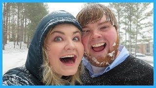 SNOW IN ALABAMA - JANUARY 2014 - VLOGGING IN A WINTER WONDERLAND