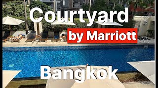 [Bangkok Vlog] Courtyard Bangkok Stay Review| Marriott Bonvoy Platinum Elite, Br