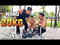 ❗️NHẤC 20kg BẰNG NGÓN ÚT😬 - Thử Thách Hack Não cùng anh Trắng.