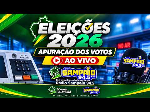Palmeira dos Índios: acompanhe ao vivo a apuração e o resultado das Eleições 2026 - Rádio Sampaio