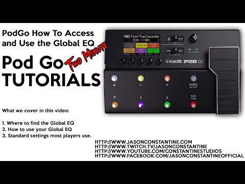 PodGO: Two Minute Tutorial - How To Use Global EQ