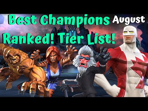 Best Champions Ranked! Offensive Tier List! August 2020! - Marvel Contest of Champions
