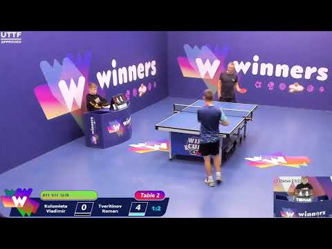 WINners CUP table 2  29.09 Kolomiets Vladimir - Tveritinov Roman 17:00