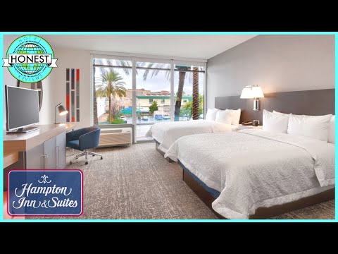 Hampton Inn & Suites Room Tour & Review - Disneyland Resort Anaheim