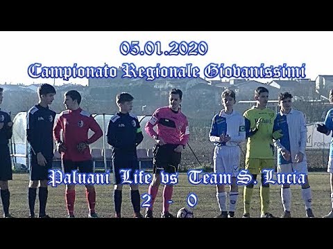 GIOVANISSIMI REGIONALI 2005 – PALUANI LIFE vs TEAM SANTA LUCIA – 05.01.2020