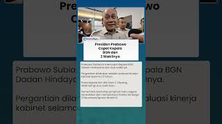 Resmi! Presiden Prabowo Reshuffle Kepala BGN dan 2 Wakilnya, Ini Alasannya