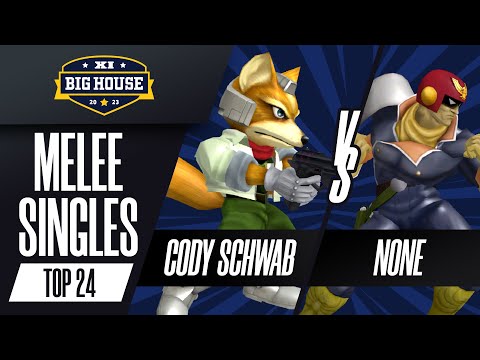 Cody Schwab (Fox) vs n0ne (Captain Falcon) - Melee Singles Top 8 Qualifier - The Big House 11