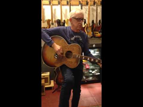 Bill Kirchen (Mr. Hot Rod Lincoln) playing 'Six Days On the Road' on Dave Dudley's Guitar