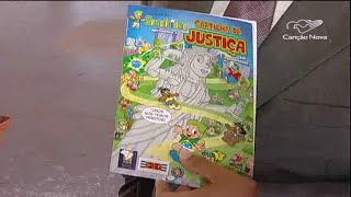 TV Canção Nova destaca o gibi Brasilzinho - Cartilha da Justiça em quadrinhos