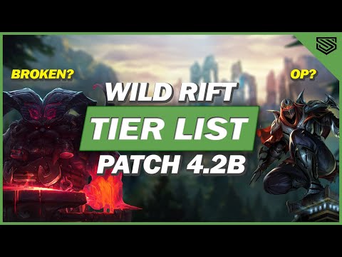 AD ASSASSINS ARE SCARY! ORNN SUPPORT?!🔥 WILD RIFT TIER LIST PATCH 4.2B