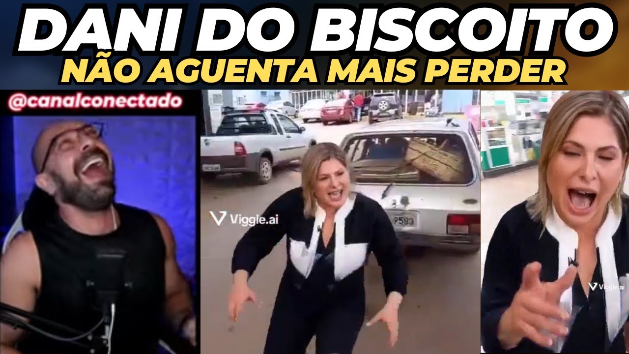 Dani do Biscoito não aguenta mais perder.