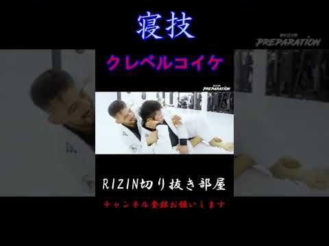 クレベルコイケ異次元寝技練習【RIZIN切り抜き】