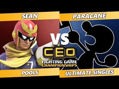 CEO 2021 - Sean (Captain Falcon) Vs. ParaCane (Game & Watch) SSBU Ultimate Tournament
