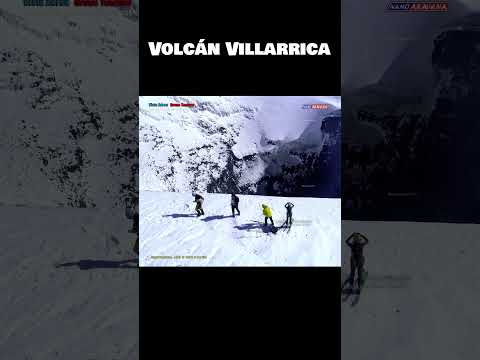 Cumbre Del Volcán Villarrica Araucanía Sur De Chile - Vista Aérea Drone Temuco #turismochile #travel