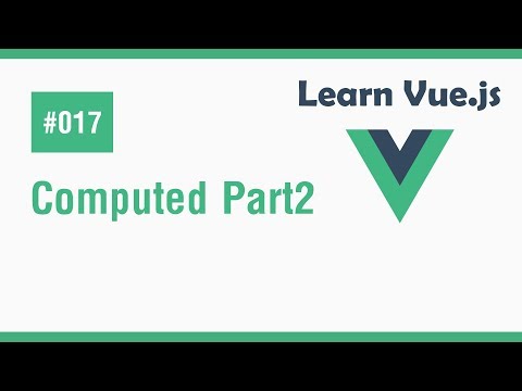 Learn Vue.js In Arabic #17 - Computed Properties Part 2