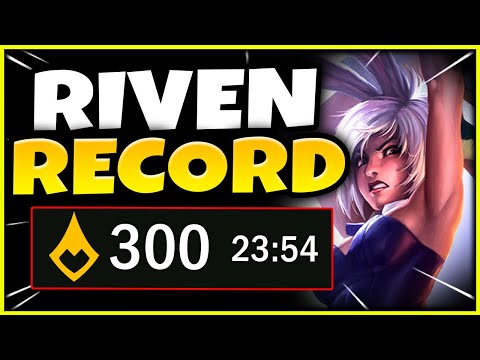 RIVEN 300 CS AT 23 MINUTES! WATCH THIS GENIUS STRATEGY! - League of Legends