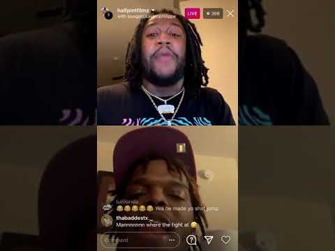 Halfpint Filmz and Boogotti Kasino on IG live “That’s what you gotta do!”