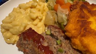 Download lagu Homemade Meatloaf Dinner🍽️Juicy Meatloaf, Tender Cabbage & Creamy Mac & Cheese mp3