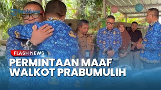 MENGAKUI KHILAF Wali Kota Prabumulih Minta Maaf ke Kepsek & Satpam SMPN 1, Beri Hadiah Motor Listrik