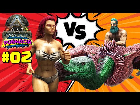 WE BET ON A RACE TO THE CASTLE IN FJORDUR PUGNACIA #02 - ARK: SURVIVAL EVOLVED