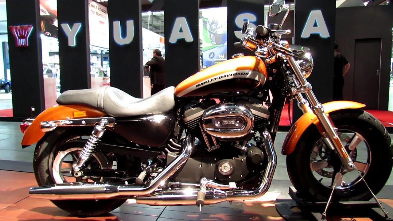 2014 Harley-Davidson Sportster 1200 Custom Walkaround - 2013 EICMA Milan Motorcycle Exibition
