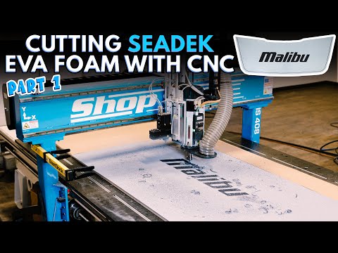 ShopSabre CNC Cutting EVA SeaDek Foam – Part 1video thumb