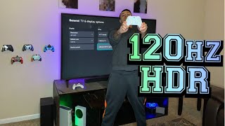 120 Hz HDR on Xbox Series S/X Tutorial-Consistent High Frame Rate