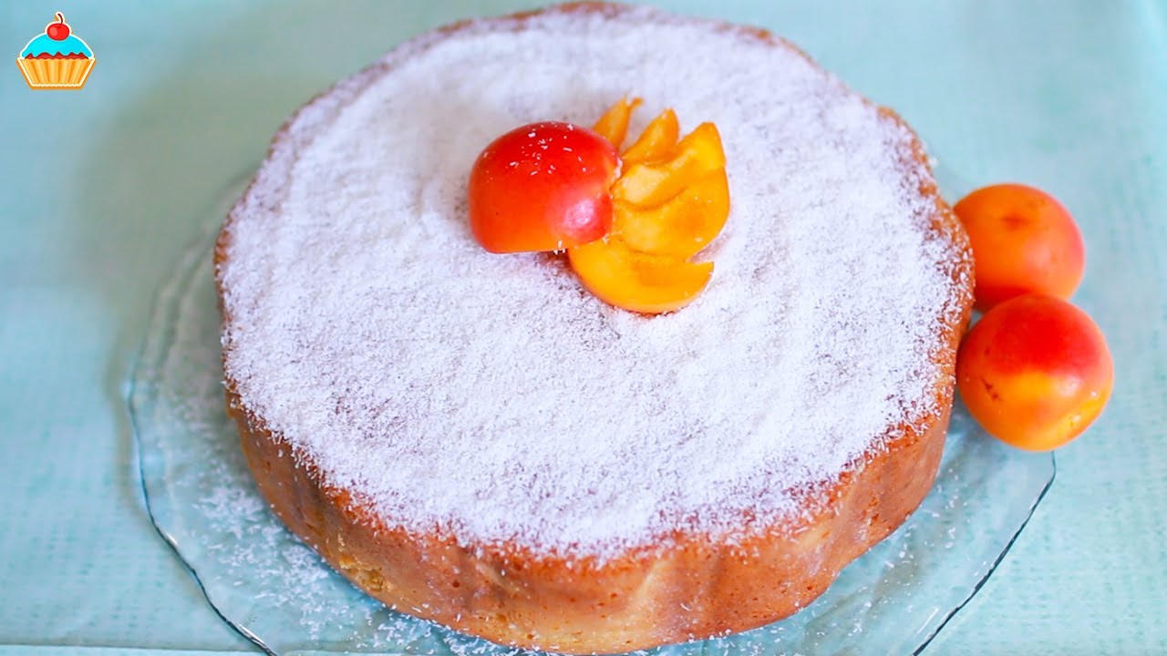 Кокосовый кекс с АБРИКОСАМИ. МИШЛЕН ДОМА.