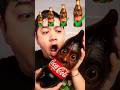 Small, Big, Giant La Coca-Cola SHY!?😱 #cokegummy  #brainrot #brainrotfoods #lacocacolashy